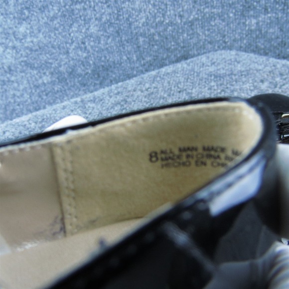 Place Girls Mary Jane Shoes Black Synthetic Buckle Size T 8 Medium - Picture 7 of 10